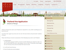 Tablet Screenshot of kenya.siam-legal.com